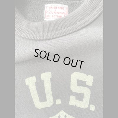 画像4: CUSHMAN(クッシュマン）ＭＩＮＩ　ＰＩＬＥ　ＳＷＥＡＴ　ＴＥＥ　半袖スウェットBLACK