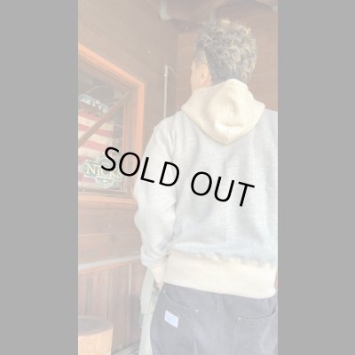 画像8: CUSHMAN(クッシュマン）TWO TONE SWEAT PARKA  ミックスグレー／ミックスベージュ