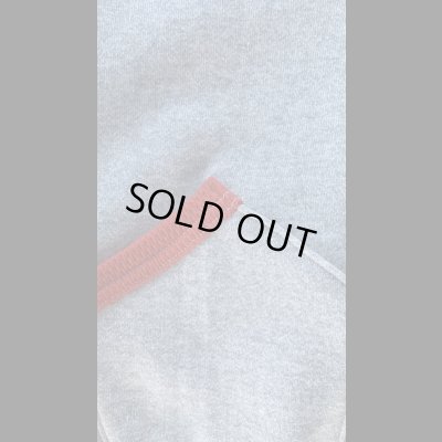 画像5: CUSHMAN(クッシュマン）TWO TONE ZIP SWEAT PARKA  ミックスグレー／レッド