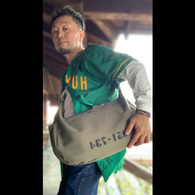 画像9: CUSHMAN クッシュマン　CANVAS MESSENGER BAG　キャンバスメッセンジャーバッグ　OLIVE