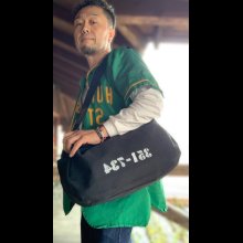 他の写真1: CUSHMAN クッシュマン　CANVAS MESSENGER BAG　キャンバスメッセンジャーバッグ　BLACK