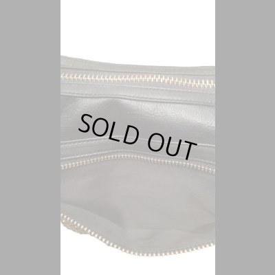 画像5: CUSHMAN クッシュマン　LEATHER SHOULEDR BAG　レザーショルダーバッグ　スタッズ　BLACK 別注