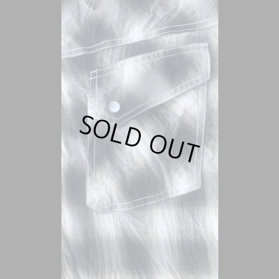 画像7: ＣＵＳＨＭＡＮ　クッシュマン　C/R OMBRAY CHECK WESTERN SHIRTS    BLACK