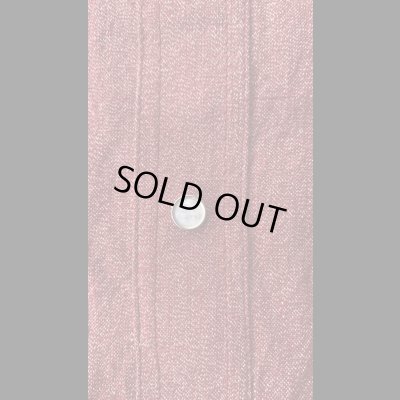 画像5: CUSHMAN  クッシュマン 撚杢シャンブレーウエスタンシャツ　　ミックスレッド