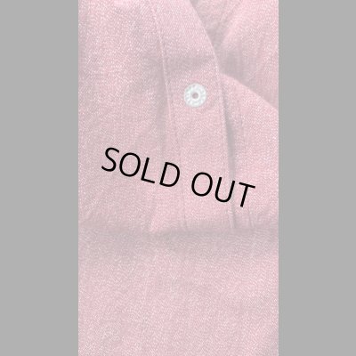 画像8: CUSHMAN  クッシュマン 撚杢シャンブレーウエスタンシャツ　　ミックスレッド