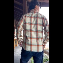 他の写真2: ＣＵＳＨＭＡＮ　クッシュマン　NEL CHECK WORK SHIRT　ネルワークシャツ　VANNILA/ORANGE