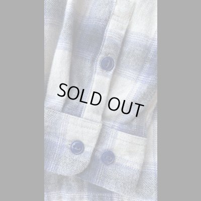 画像6: CUSHMAN  クッシュマン オンブレチェックオープンカラーシャツ　ブルー