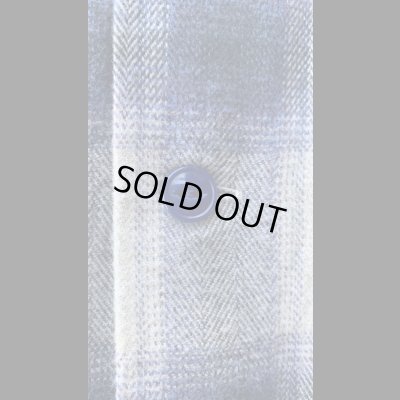 画像4: CUSHMAN  クッシュマン オンブレチェックオープンカラーシャツ　ブルー