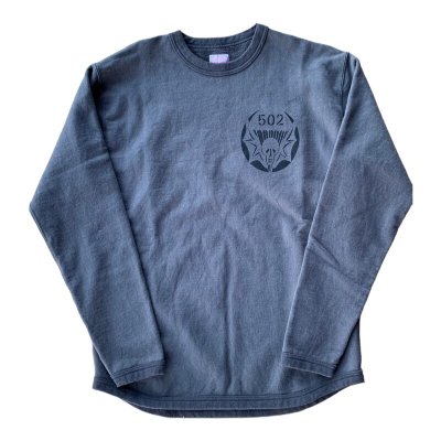 画像1: CUSHMAN(クッシュマン）U.S.N.　PILE SWEAT　TEE 502USN DARK GRAY