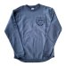 画像1: CUSHMAN(クッシュマン）U.S.N.　PILE SWEAT　TEE 502USN DARK GRAY (1)