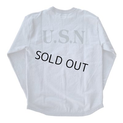 画像2: CUSHMAN(クッシュマン）U.S.N.　PILE SWEAT　TEE 502USN DARK GRAY