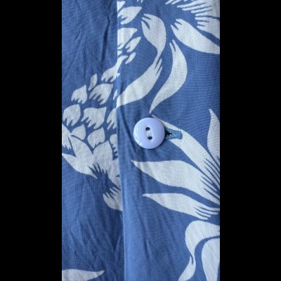 画像7: CUSHMAN ハワイアンシャツ パイナップル柄　クッシュマン　　SAX/WHITE