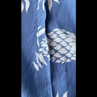 画像6: CUSHMAN ハワイアンシャツ パイナップル柄　クッシュマン　　SAX/WHITE