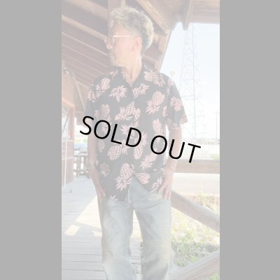 画像8: CUSHMAN ハワイアンシャツ パイナップル柄　クッシュマン　　BLACK /PINK