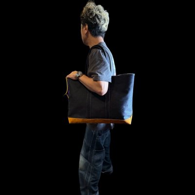 画像8: CUSHMAN クッシュマン RIVERSIBLE TOTE BAG LARGE  14oz DENIM