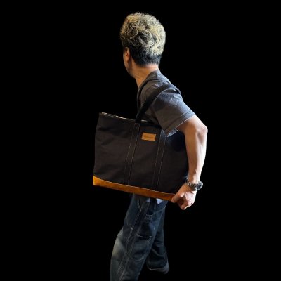 画像9: CUSHMAN クッシュマン RIVERSIBLE TOTE BAG LARGE  14oz DENIM
