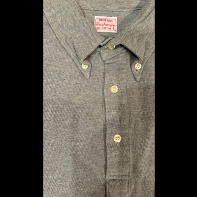 画像4: CUSHMAN(クッシュマン）SEED STITCH B.D POLO  MIXGRAY NAVY WHITE PINK GREEN