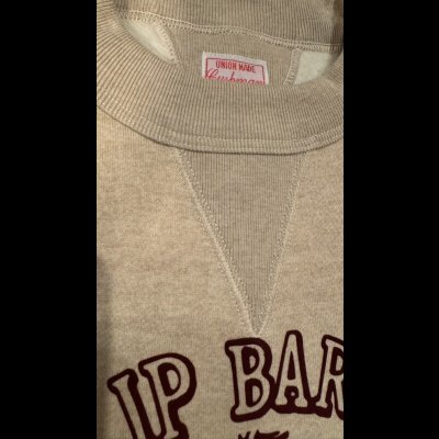 画像4: CUSHMAN(クッシュマン）FLOCKY PRINT SET IN SLEEVE   COLTSスウェット MIX BEIGE