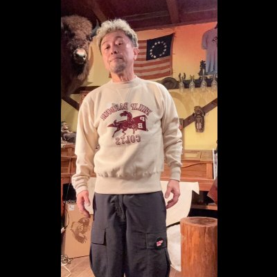 画像9: CUSHMAN(クッシュマン）FLOCKY PRINT SET IN SLEEVE   COLTSスウェット MIX BEIGE