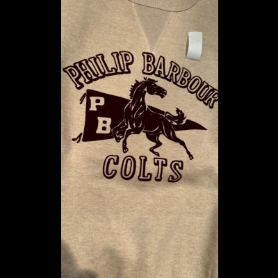 画像3: CUSHMAN(クッシュマン）FLOCKY PRINT SET IN SLEEVE   COLTSスウェット MIX BEIGE