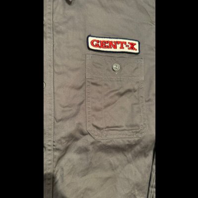 画像3: CUSHMAN  クッシュマンCOTTN SATIN WORK SHIRT　グレー