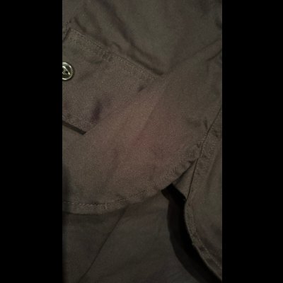 画像5: CUSHMAN  クッシュマンCOTTN SATIN WORK SHIRT　ブラック