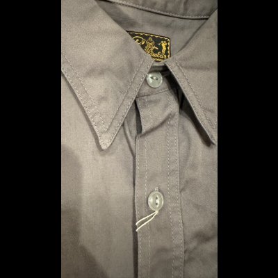 画像4: CUSHMAN  クッシュマンCOTTN SATIN WORK SHIRT　グレー