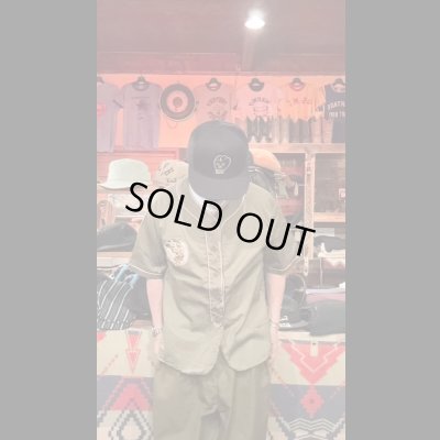 画像13: CUSHMANクッシュマン BASEBALL SHIRT   OFF  OLIVE