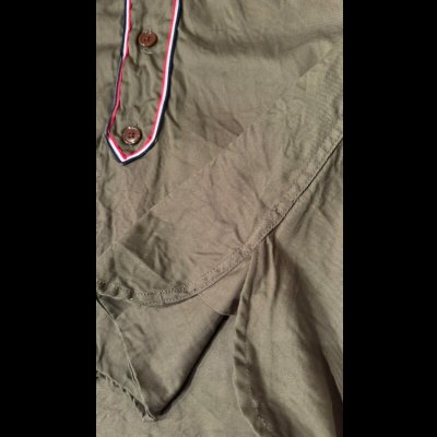 画像11: CUSHMANクッシュマン BASEBALL SHIRT   OFF  OLIVE