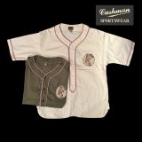 CUSHMANクッシュマン BASEBALL SHIRT   OFF  OLIVE