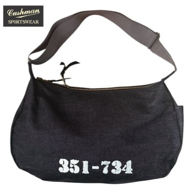 画像1: CUSHMAN クッシュマン　CANVAS MESSENGER BAG　キャンバスメッセンジャーバッグ　13oz DENIM