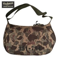 CUSHMAN クッシュマン　CANVAS MESSENGER BAG　キャンバスメッセンジャーバッグ　DUCK HUNTER CAMO