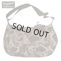 CUSHMAN クッシュマン　CANVAS MESSENGER BAG　キャンバスメッセンジャーバッグ　DUCK HUNTER CAMO