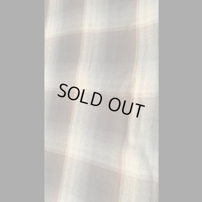 画像6: CUSHMAN クッシュマン　RAYON OMBRE CHECK SHIRT    BLACK/GRAY