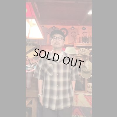 画像7: CUSHMAN クッシュマン　RAYON OMBRE CHECK SHIRT    BLACK/GRAY