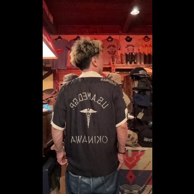 画像10: CUSHMAN クッシュマン　RAYON BOWLING SHIRT  OKINAWA　レーヨンボーリングシャツ