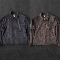 CUSHMAN(クッシュマン）MIX COUDUROY BLOUSON JACKET 　MIX BLACK /MIX BROWN
