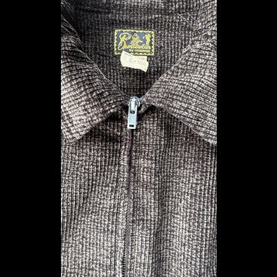 画像11: CUSHMAN(クッシュマン）MIX COUDUROY BLOUSON JACKET 　MIX BLACK /MIX BROWN