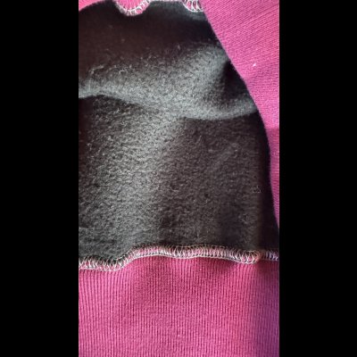 画像7: CUSHMAN(クッシュマン）BOXING　POCKET TWO TONE SWEAT PARKA  ＢＬＡＣＫ／ＷＩＮＥ