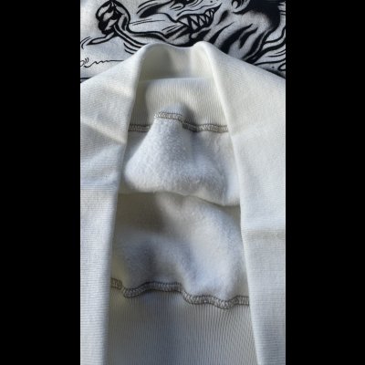 画像7: CUSHMAN(クッシュマン）PRINT SET IN SLEEVE　（HELLonWHEEL)スウェット WHITE