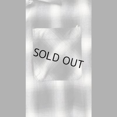 画像5: CUSHMAN クッシュマン　 OMBRE CHECK SHIRT    BLACK/WHITE
