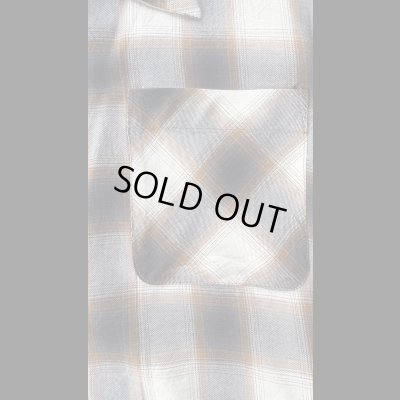 画像5: CUSHMAN クッシュマン　 OMBRE CHECK SHIRT    BROWN/WHITE
