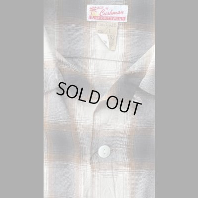 画像4: CUSHMAN クッシュマン　 OMBRE CHECK SHIRT    BROWN/WHITE