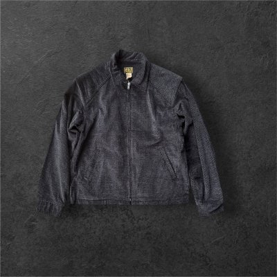 画像2: CUSHMAN(クッシュマン）MIX COUDUROY BLOUSON JACKET 　MIX BLACK /MIX BROWN
