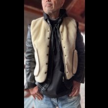 他の写真2: CUSHMAN　クッシュマン QUILTING&FUR　REVERSIBLE BOA VEST OLIVE/CREAM