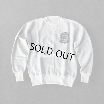 画像2: CUSHMAN(クッシュマン）PRINT SET IN SLEEVE　（HELLonWHEEL)スウェット MIX GRAY