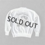 CUSHMAN(クッシュマン）PRINT SET IN SLEEVE　（HELLonWHEEL)スウェット MIX GRAY