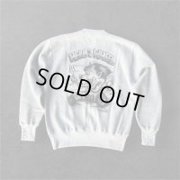 CUSHMAN(クッシュマン）PRINT SET IN SLEEVE　（HELLonWHEEL)スウェット MIX GRAY