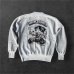 画像1: CUSHMAN(クッシュマン）PRINT SET IN SLEEVE　（HELLonWHEEL)スウェット MIX GRAY (1)