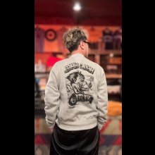 他の写真1: CUSHMAN(クッシュマン）PRINT SET IN SLEEVE　（HELLonWHEEL)スウェット MIX GRAY